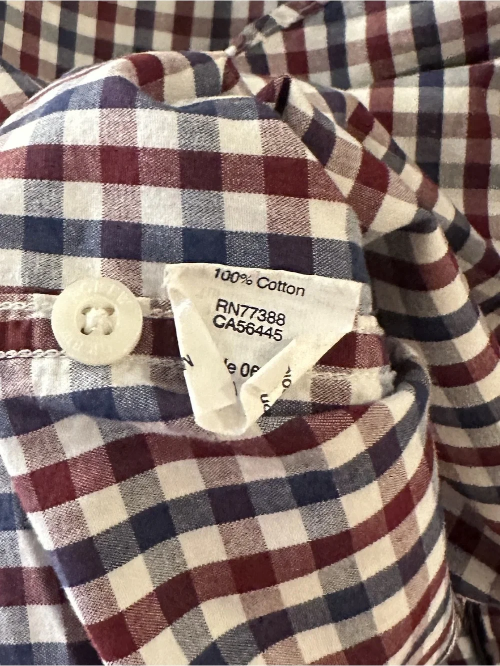 J. Crew Long-Sleeve Gingham Slim Fit Oxford Button Down
